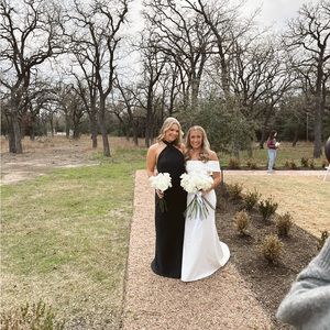 Jasmine Halter Maxi Dress- Black